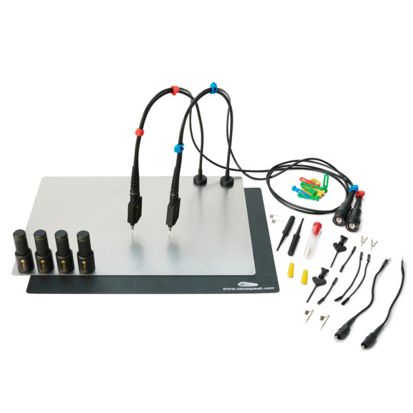 Sensepeek PCBite kit with 2x SQ350 350 MHz handsfree oscilloscope probes 6025
