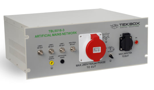 Tekbox TBL5016-3 - 50uH 16A Line Impedance Stabilisation Network LISN CISPR 16